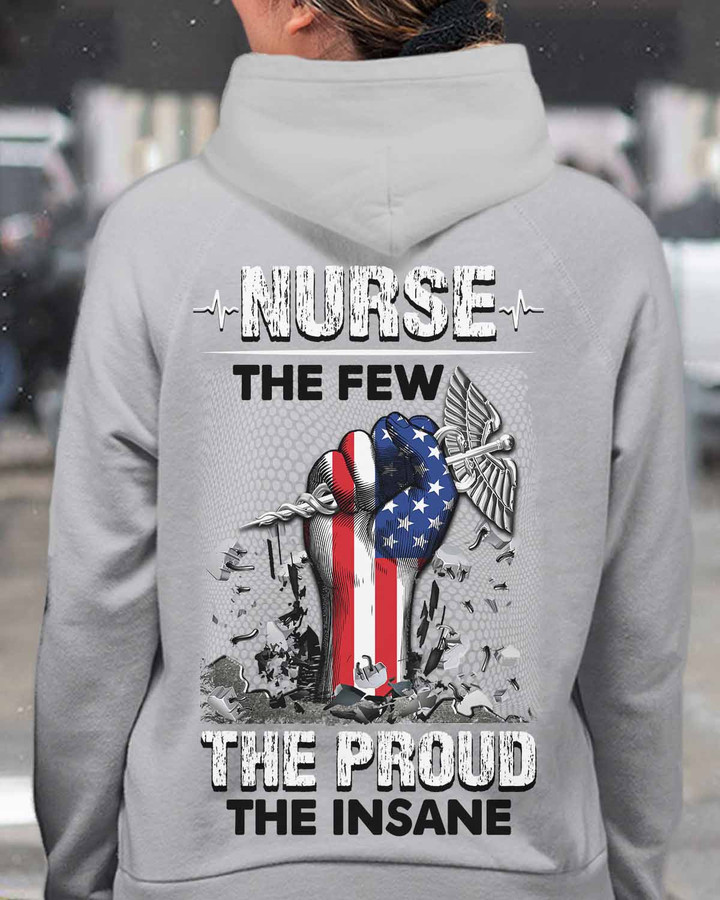 Nurse The Proud The Insane- Sport Grey-Nurse-Hoodie -#201022INSAN4BNURSZ4