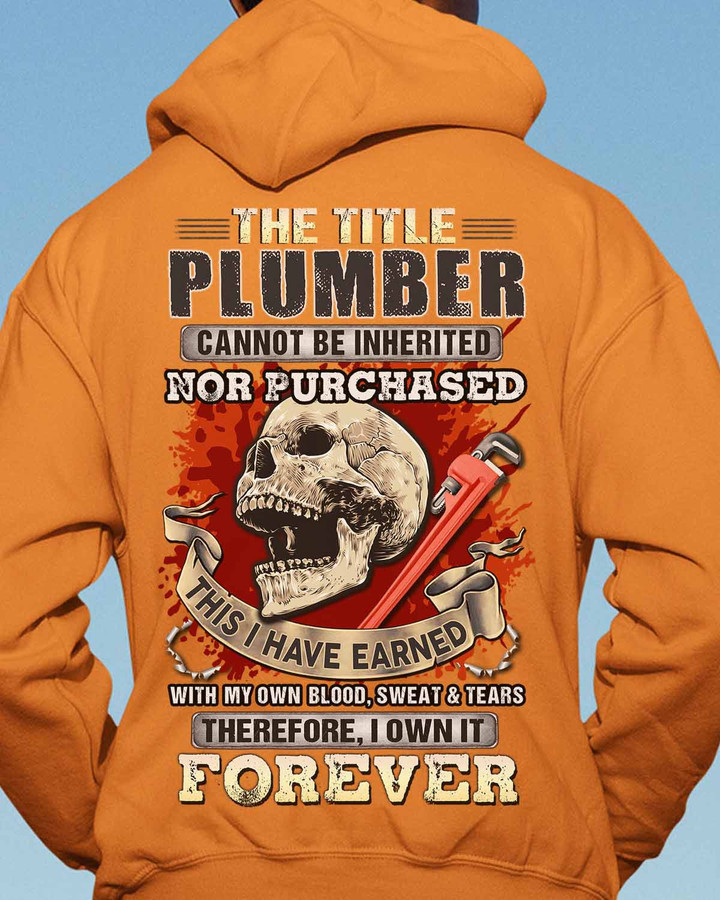 Forever Plumber- Orange-Plumber- Hoodie -#211022IOWN9BPLUMZ6