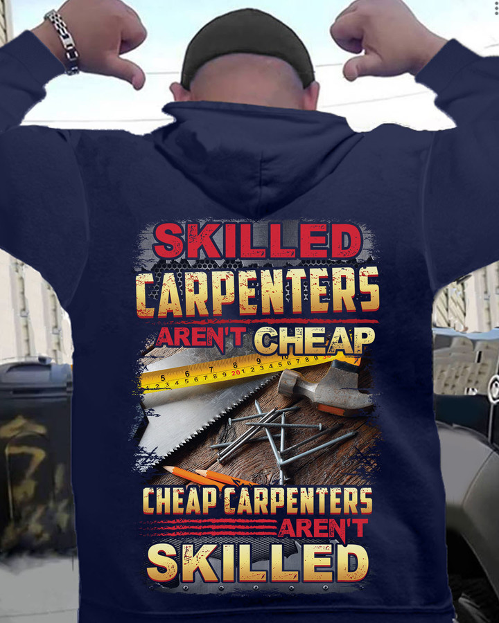 Skilled Carpenter Aren't Cheap- Navy Blue -Carpenter- Hoodie -#261022SKILL17BCARPZ6