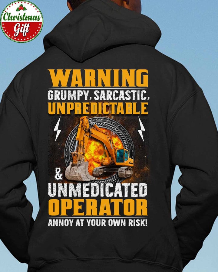 Operator Annoy at your own Risk-Black -Operator- Hoodie-#281022UNPRE8BOPERZ6