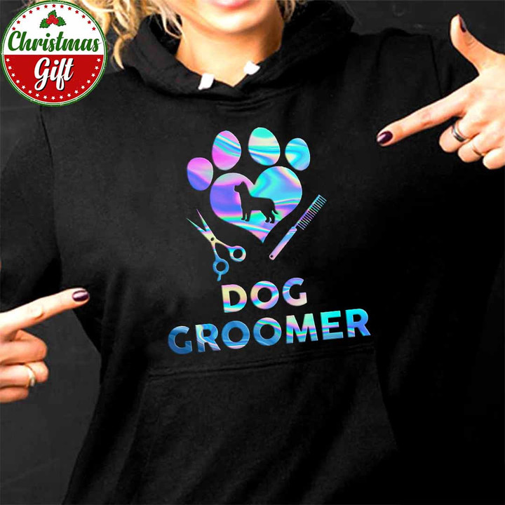 Awesome Dog Groomer -Black -DogGroomer- Hoodie -#291022MIRLOGO2FDOGRZ4