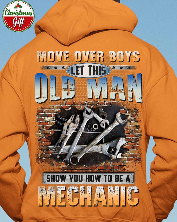 Let This Oldman Show you how to be a Mechanic- Orange-Mechanic- Hoodie -#011122OVBOY3BMECHZ6