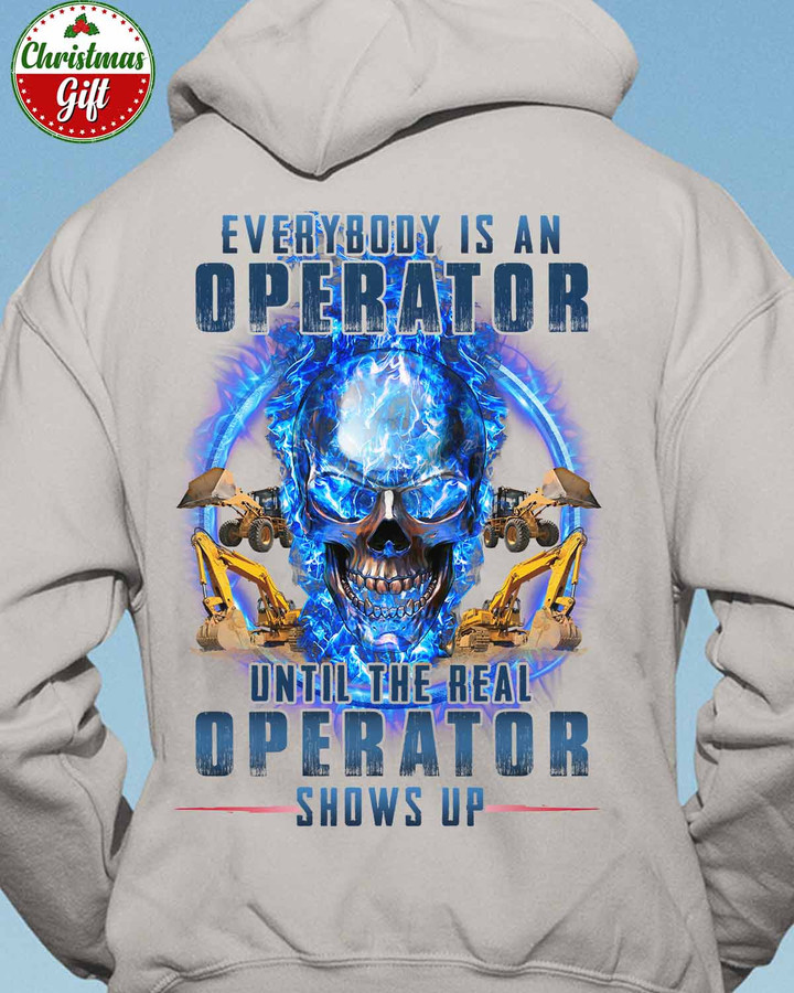 Real Operator Shows Up- Ash Grey -Operator- Hoodie -#011122SHOW11BOPERZ6