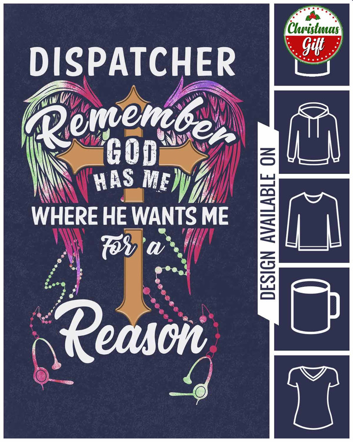 He Wants me for a Reason- Navy Blue -Dispatcher- Hoodie -#011122GODHAS3BDISPZ4