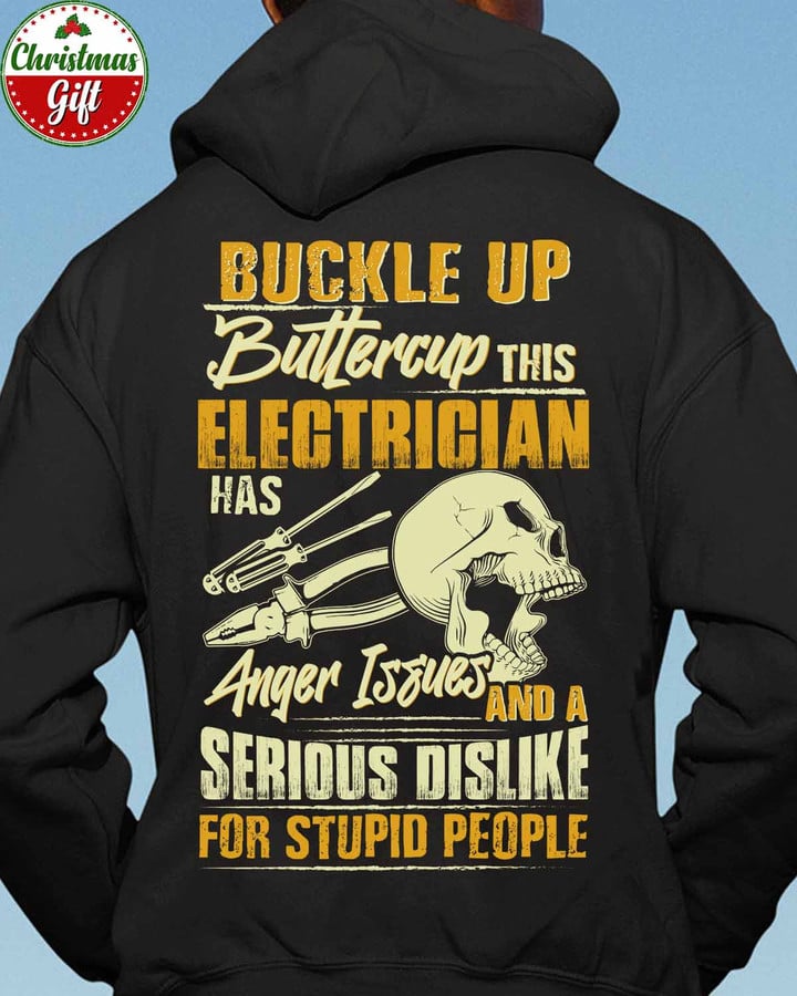 This Electrician has anger Issue-Black -Electrician- Hoodie-#081122BUCUT2BELECZ6