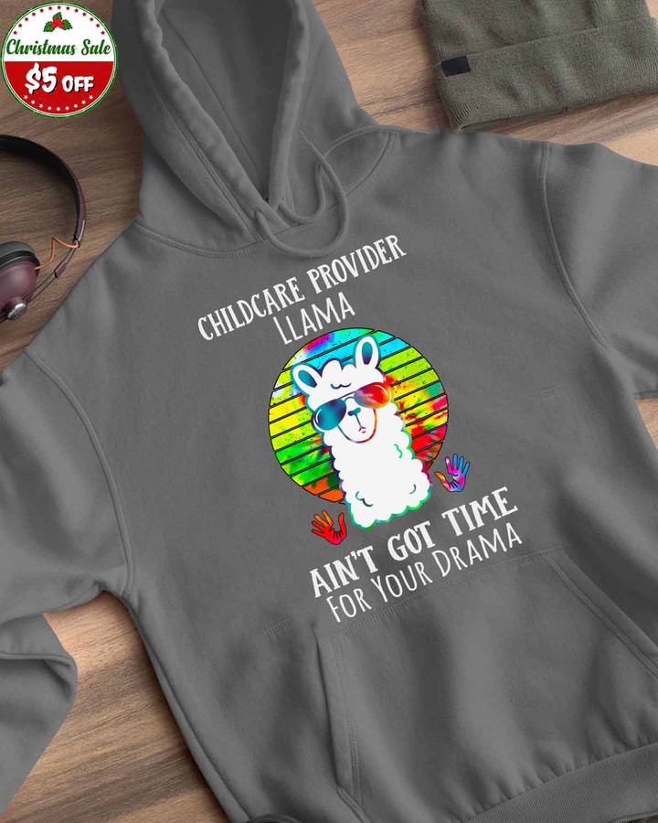 Awesome Childcare Provider- Charcol -ChildcareProvider- Hoodie -#101122LLAMA4FCHPRZ4