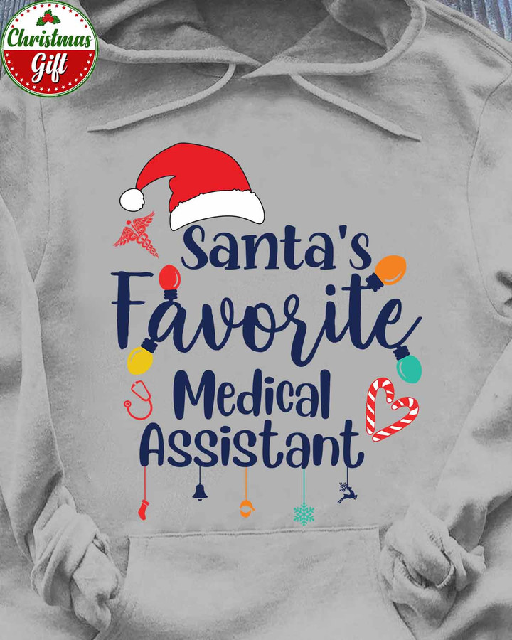 Santa's Favorite Medical assistant Sport Grey-Medical assistant - Hoodie -#151122SAFAV6FMEASZ4