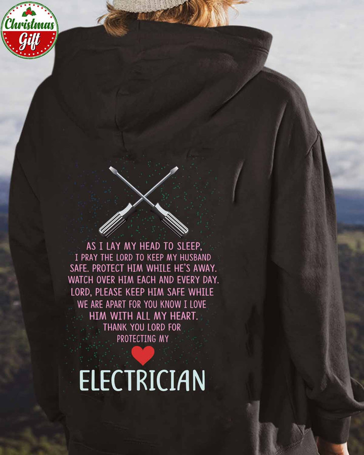 Awesome Electrician's Lady-Black -Electrician- Hoodie -#161122PROTHIM1BELECZ6