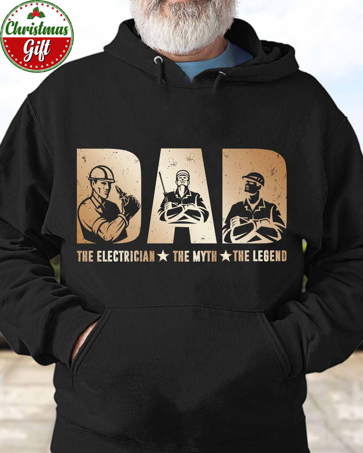 The Legend Electrician-Black -Electrician- Hoodie -#171122THEMYTH4FELECZ6
