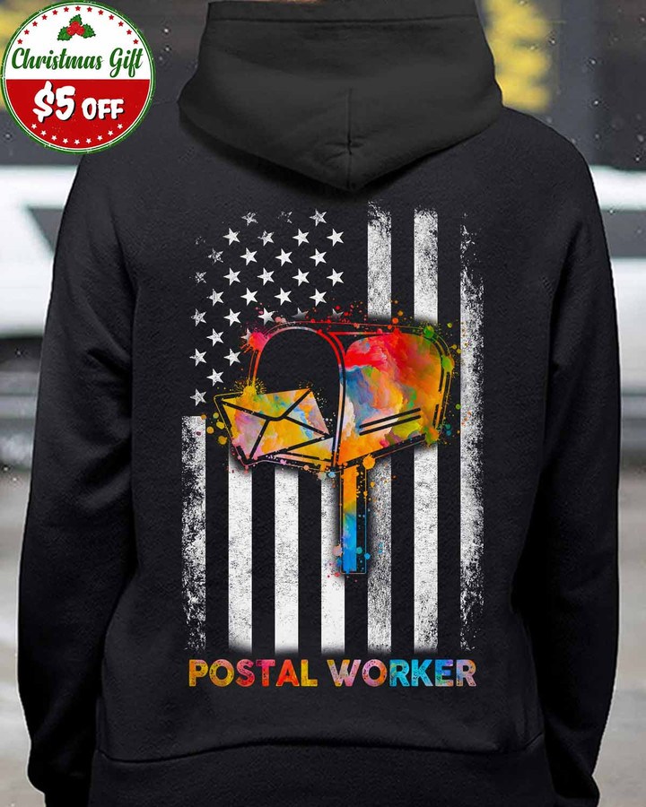 proud Postal Worker-Black -PostalWorker- Hoodie -#171122FLCOL1BPOWOZ4