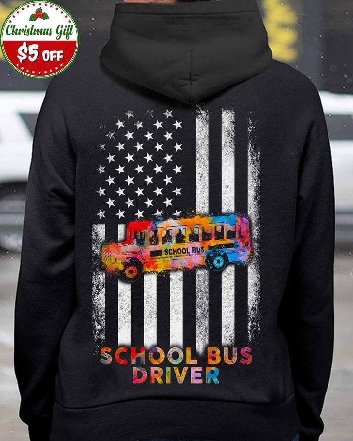 Proud School Bus Driver-Black -SchoolBusDriver- Hoodie -#181122FLCOL1BSBDZ4