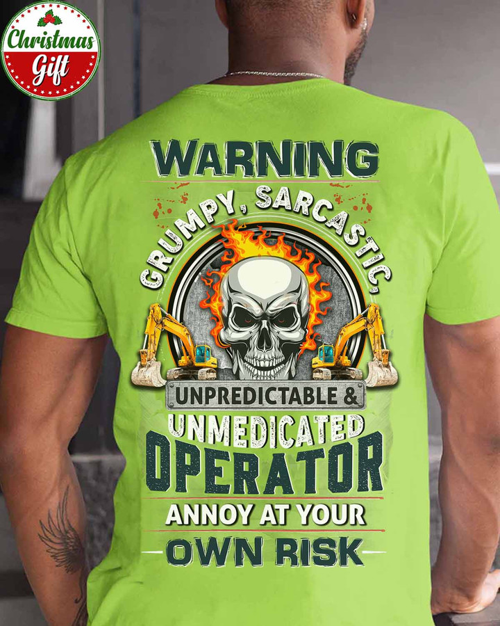Sarcastic Operator-Lemon Green-Operator-T-shirt-#191122UNPRE2BOPERZ6