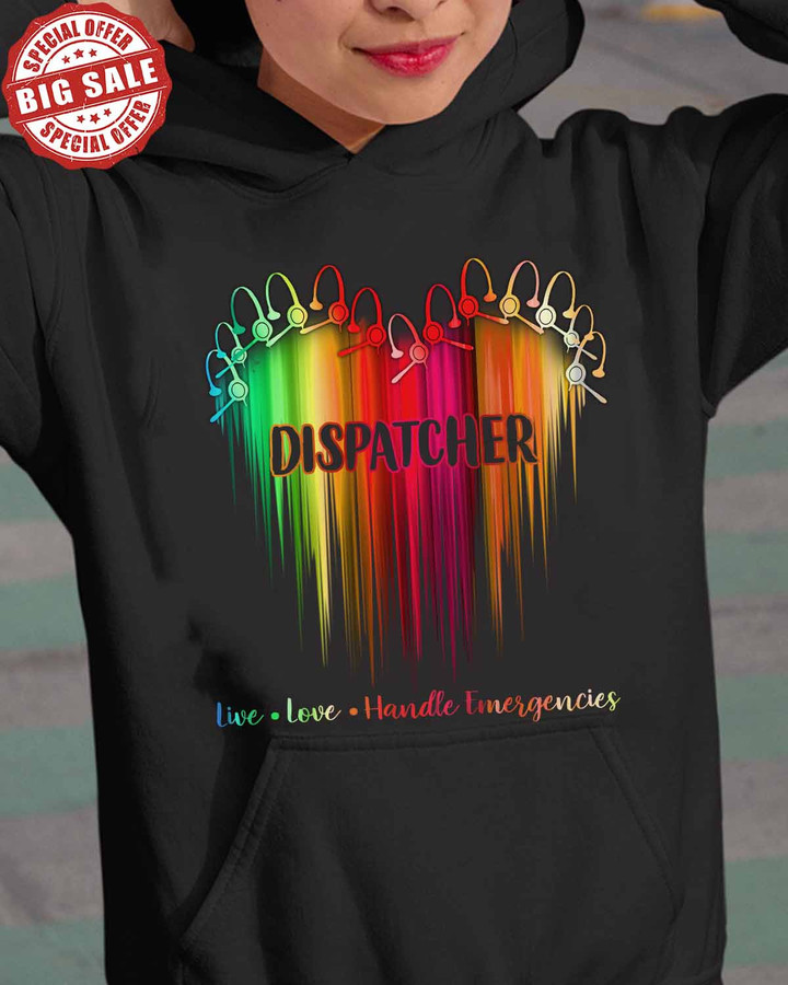 Awesome Dispatcher -Black -Dispatcher- Hoodie -#221122LIVLO21FDISPZ4