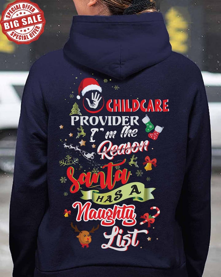 Awesome Childcare Provider- Navy Blue -ChildcareProvider- Hoodie -#231122NAUGLIST1BCHPRAP