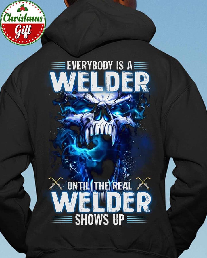 The Real Welder Shows Up-Black -Welder- Hoodie -#231122SHOWS20BWELDZ6