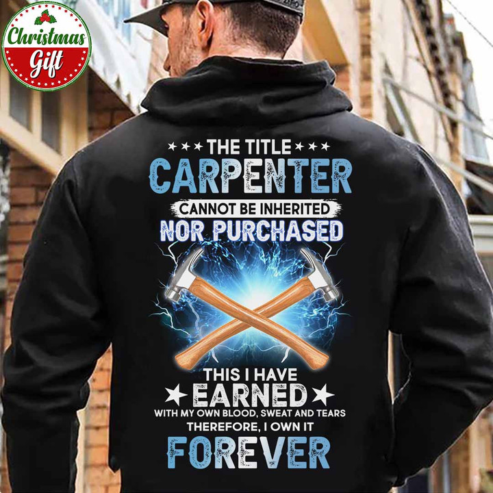 Carpenter I own it Forever-Black -Carpenter- Hoodie -#241122IOWN18BCARPZ6