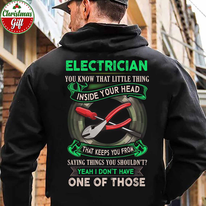 Awesome Electrician-Black -Electrician- Hoodie -#251122LITLHING1BELECZ6