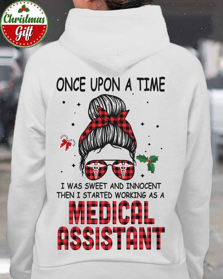 Medical Assistant Once Open a time- White-Medicalassistant -Hoodie -#021222STARTED3BMEASZ4