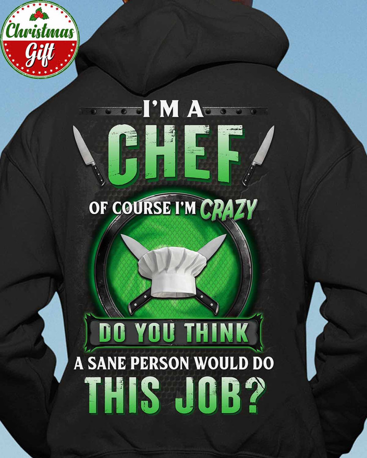 I'm a Chef-Black -Chef- Hoodie -#081222DOTHIS14BCHEFZ6