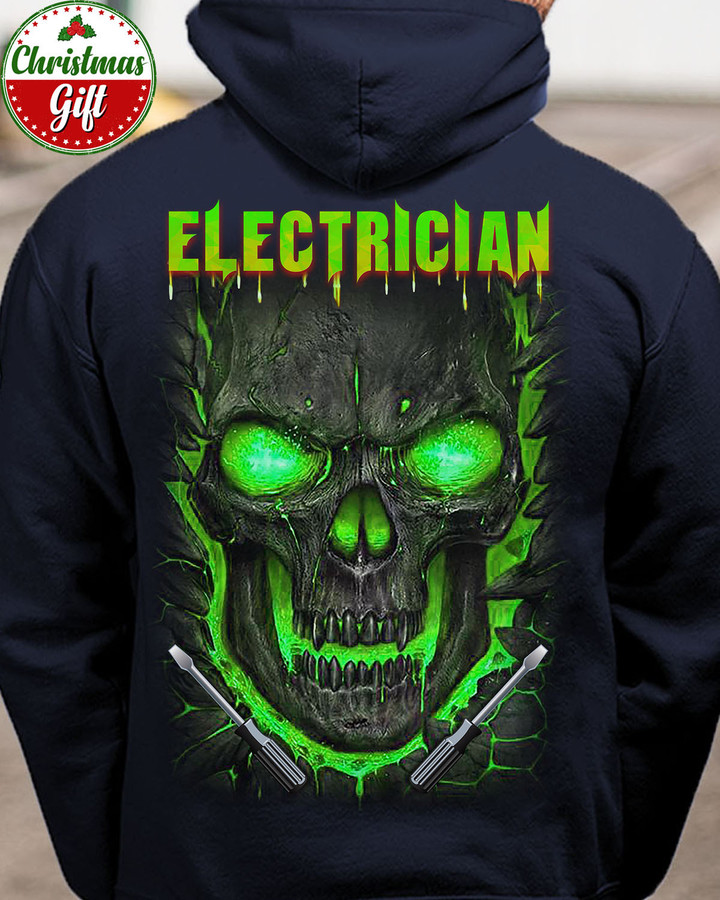 Sarcastic Electrician-Navy Blue -Electrician- Hoodie-#081222SKUJT8BELECZ6