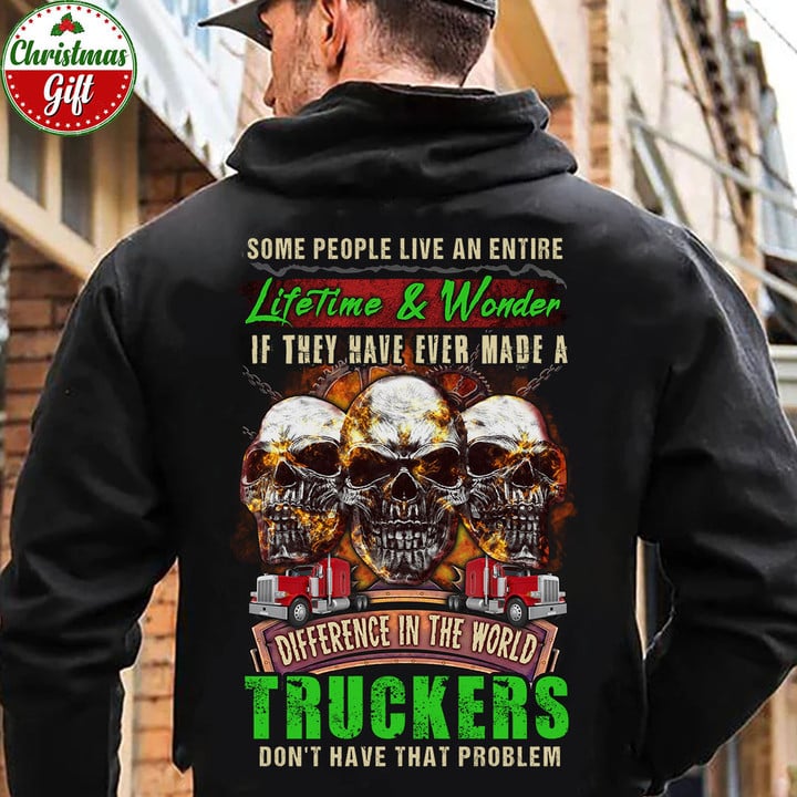 Awesome Trucker-Black-Trucker -Hoodie -#081222WONDRIF1BTRUCZ6