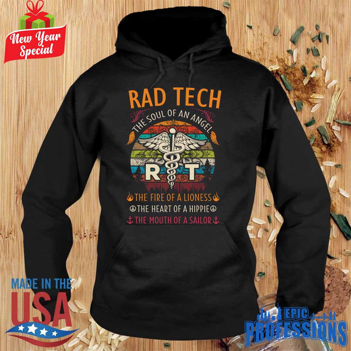 RAD Tech The Soul of an Angel -Black -Radtech- Hoodie -#171222THESOL3BRATEZ4
