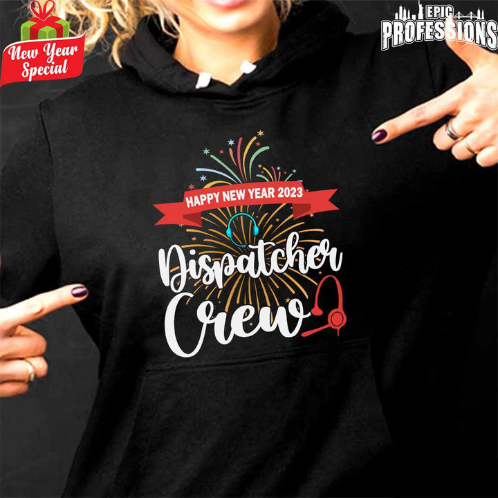 Awesome Dispatcher Crew-Black -Dispatcher-Hoodie -#201222NEWYEAR1FDISPZ4
