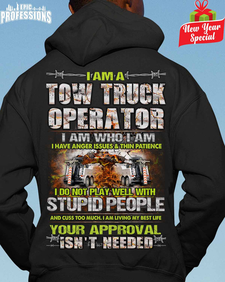 I am a Tow Truck Operator-Black-TowTruckOperator-Hoodie -#211222THIPAT2BTTOZ6