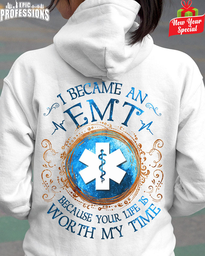 I Became an EMT-White-EMT-Hoodie-#231222WORMY9BEMTZ4