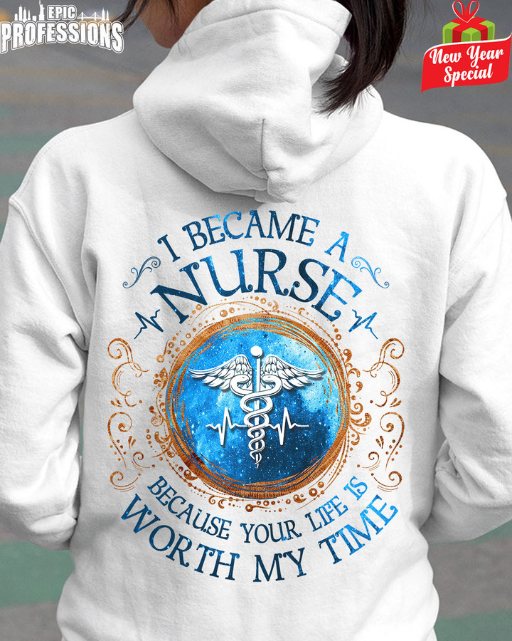 I Became a Nurse-White-Nurse-Hoodie-#231222WORMY9BNURSZ4