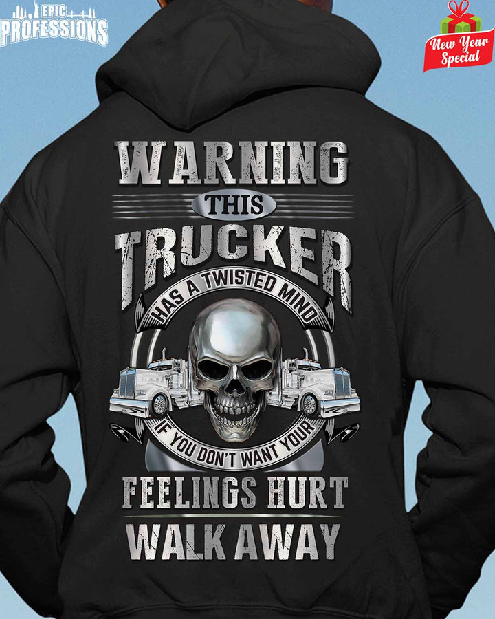 This Trucker has a Twisted Mind-Black -Trucker-Hoodie -#030123TWIMI14BTRUCZ6