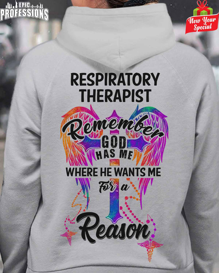 Respiratory Therapist He Wants me for a Reason -Sport Grey-Respiratorytherapist-Hoodie -#050123GODHAS4BRETHZ4