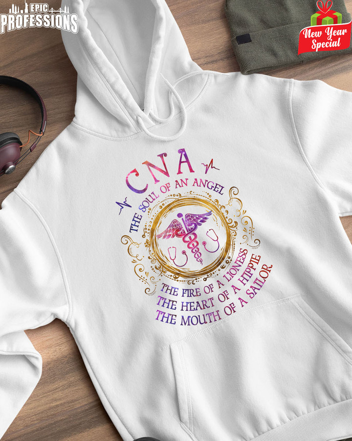 CNA The Soul of an Angel -White-CNA-Hoodie-#050123THESOL6FCNAZ4