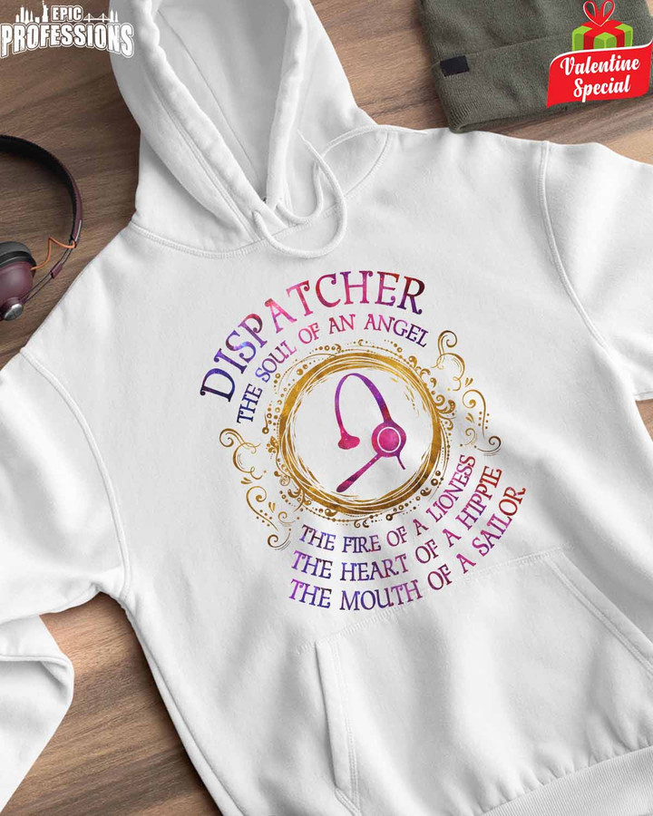 Dispatcher The Soul of an Angel -White-Dispatcher-Hoodie-#060123THESOL6FDISPZ4