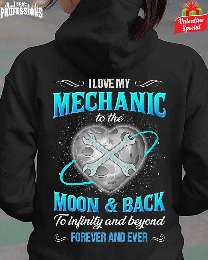I Love My Mechanic-Black -Mechanic-Hoodie -#060123MOON9BMECHZ6