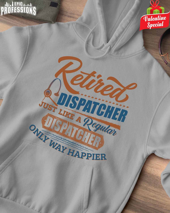 Retired Dispatcher-Ash Grey-Dispatcher-Hoodie -#210123WAYHA3FDISPZ4