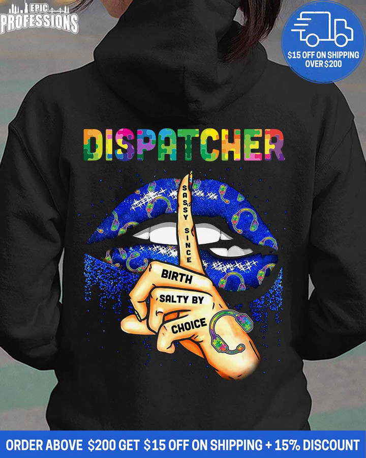 Awesome Dispatcher-Black-Dispatcher-Hoodie-#040223SALTY7BDISPZ4
