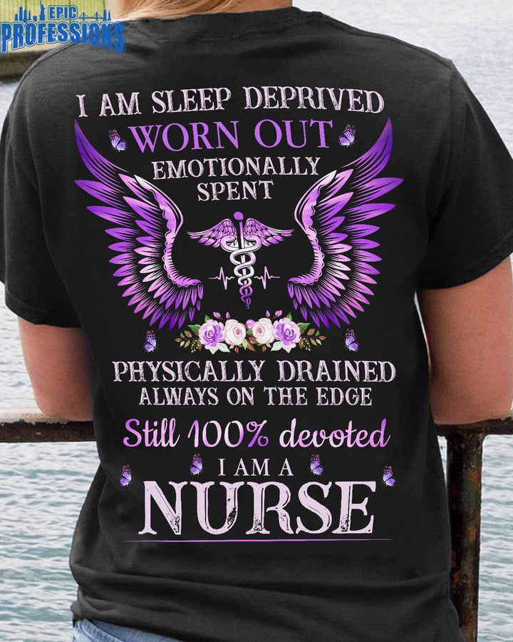 Devoted Nurse-Black-Nurse-T-Shirt-#140223DEVOT7BNURSZ4