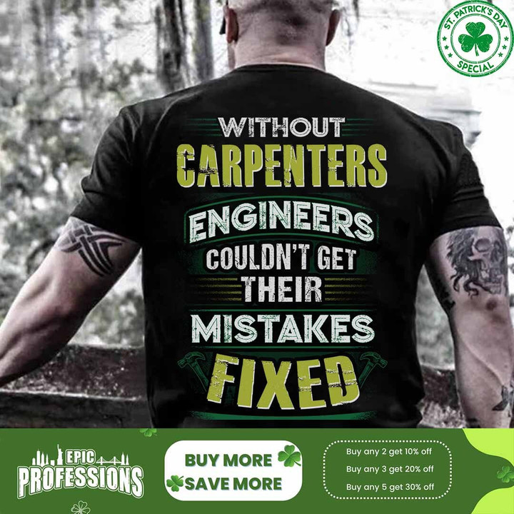 Proud Carpenters-Black-Carpenter- T-shirt -#M250223MISFIX2BCARPZ6