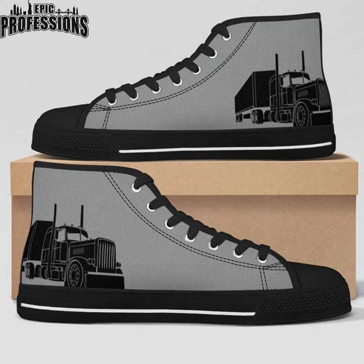 Awesome Trucker-Black-Trucker-High top shoes-#M040323SHOEDSN1BTRUCZ6