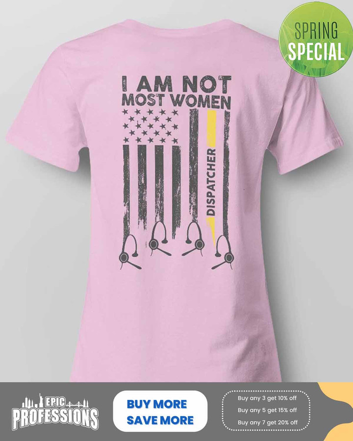 Awesome Dispatcher-Light Pink-Dispatcher-T-Shirt-#100323MOSWO7BDISPZ4