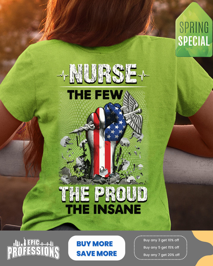 "Green Nurse T-Shirt with 'Nurse