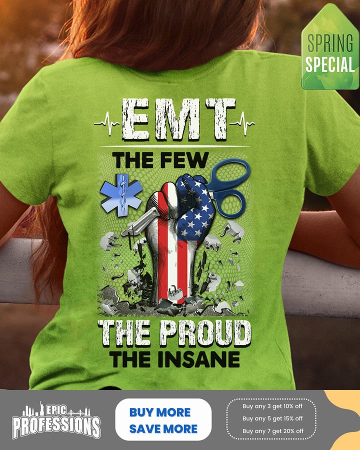 EMT The Proud Insane-Lemon Green-EMT-T-shirt -#140323INSANE4BEMTZ4