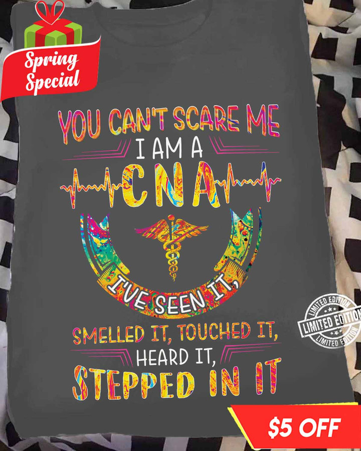 I Am a CNA-Dark Heather-CNA-T-Shirt -#F170323TOUCH1FCNAZ4
