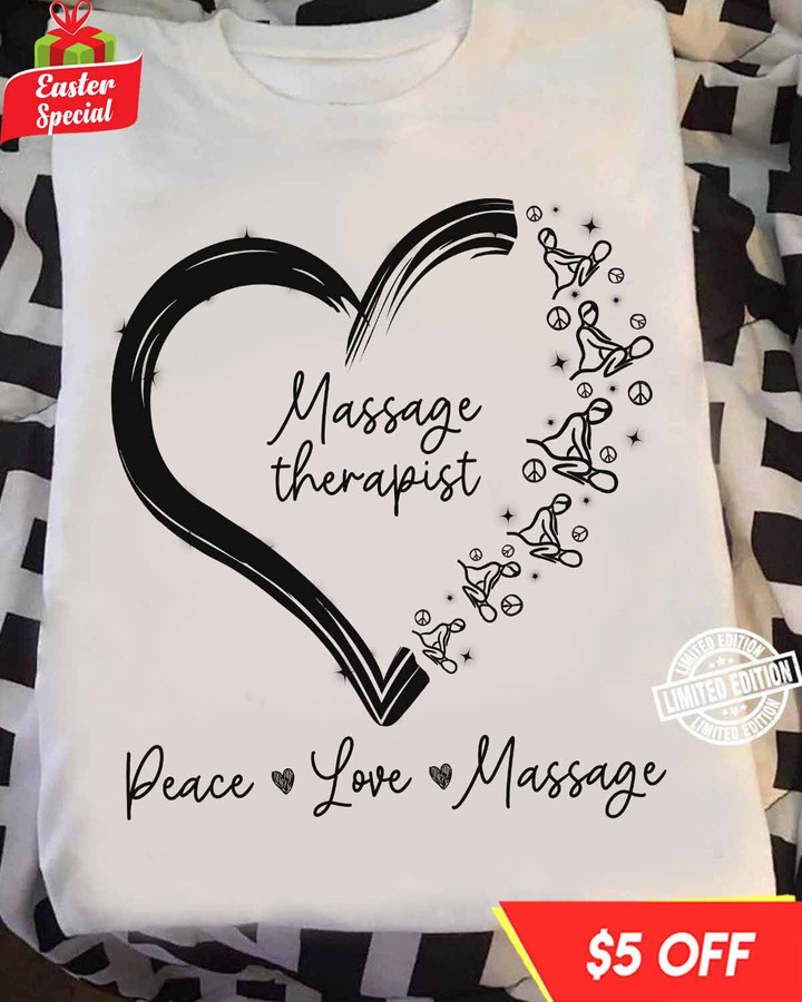 Awesome Massage Therapist -White-Massagetherapist-T- shirt-#F230323PECLO14FMASSZ4
