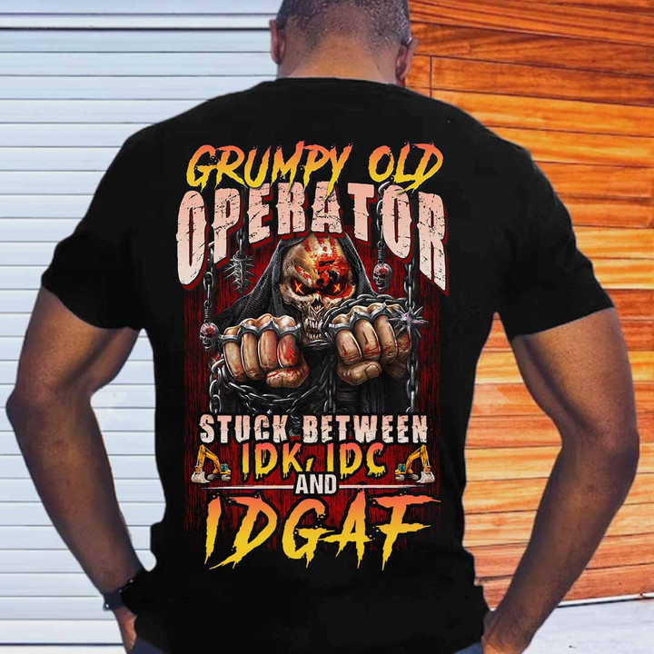 Grumpy old Operator-Black-Operator-T-shirt -#M280323STUBET4BOPERZ6