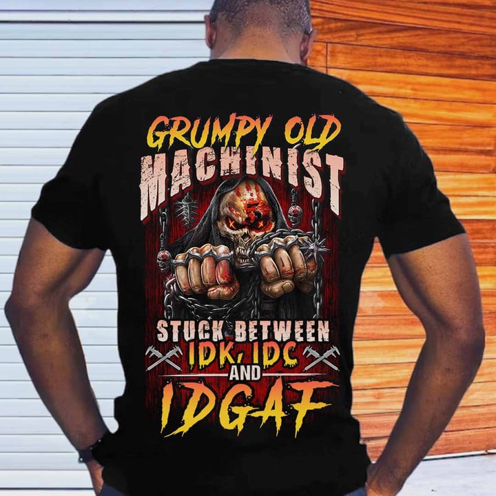 Grumpy old Machinist-Black-Machinist-T-shirt -#M280323STUBET4BMACHZ6