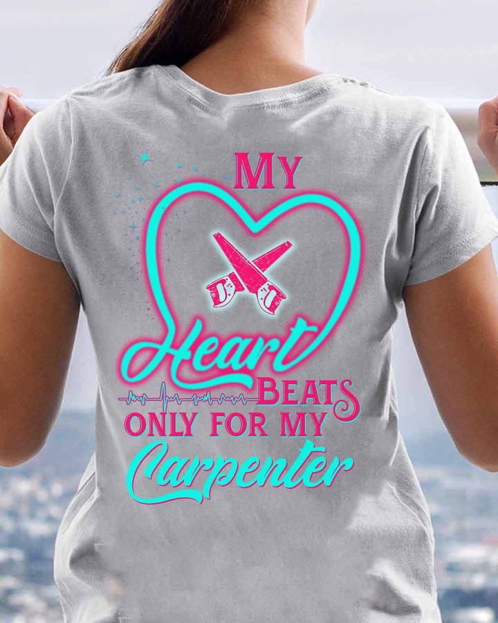 My heart beats only for my Carpenter- Sport Grey-Carpenter-T shirt-#M070423ONLYBEAT2BCARPZ6