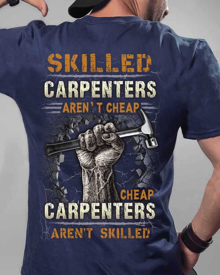 Skilled Carpenters aren't cheap-Navy Blue-Carpenter-T-shirt-#M070423SKILL21BCARPZ6