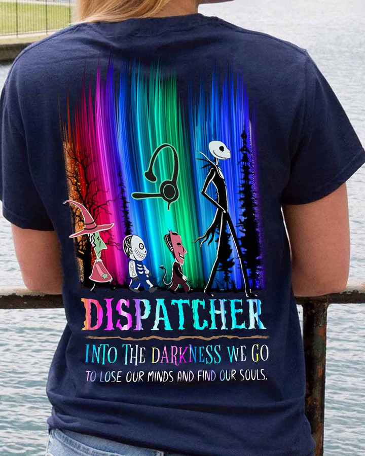 Dispatcher Love Our Minds and Find Our Souls- Navy Blue -Dispatcher-T-Shirt -#F120423OURSOL1BDISPZ4